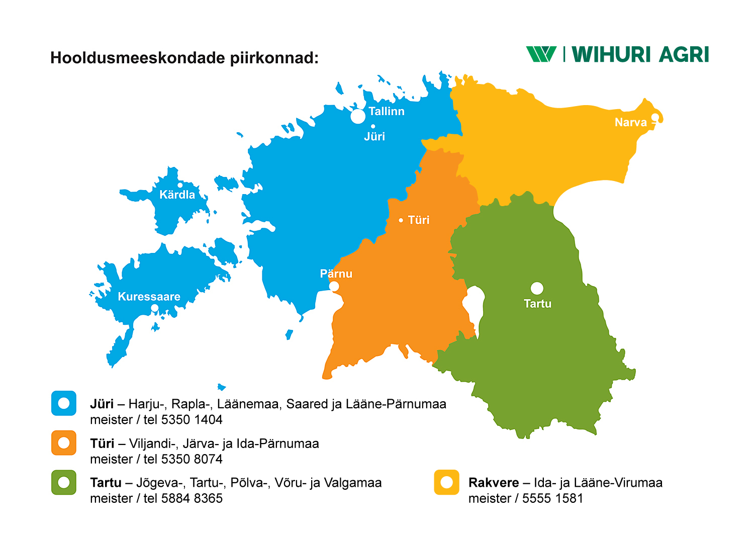 wihuri agri hooldusmeeskonnad<br />
