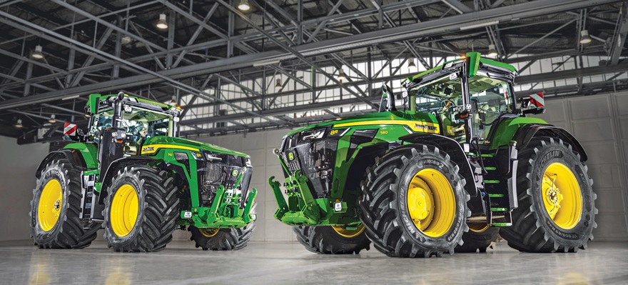 John Deere toob turule uued 8R ja 8RX tippmudelid – kuni 540 hj nimivõimsust suurpõllumajandusele